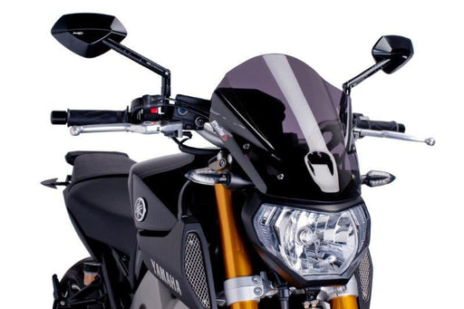 PUIG New Generation TOURING Screen Yamaha FZ-09 2013-16 - Motorcycle Performance Store 