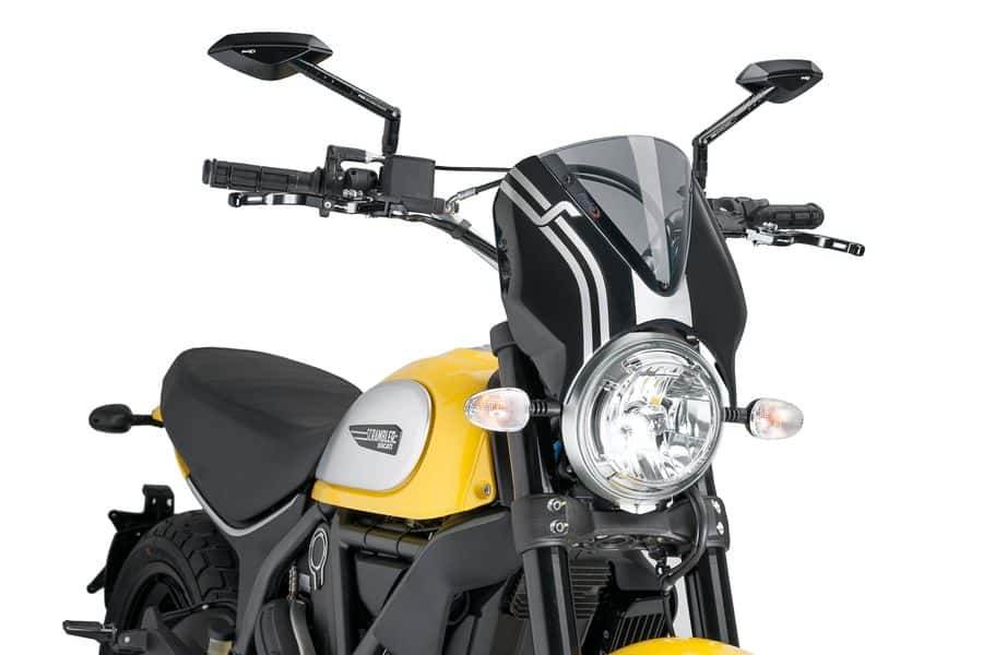Puig Retrovision Screen Ducati Scrambler (all models) 2015-23 - Motorcycle Performance Store