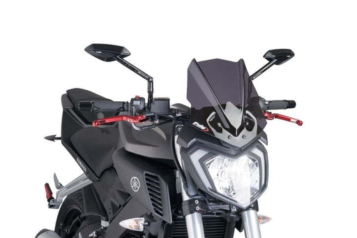 Puig New Generation Sport Screen - YAMAHA MT-125 2015-19 - Motorcycle Performance Store 