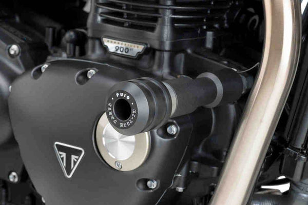PUIG Vintage Frame Sliders - Triumph Thruxton 1200 (R / RS) 2016-25 - Motorcycle Performance Store