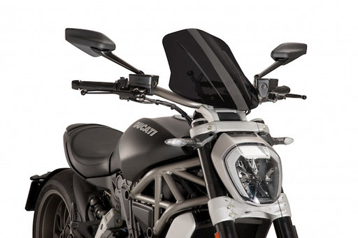 Puig New Generation Touring Adjustable Screen - Ducati X-Diavel (S) 2016-24 - Motorcycle Performance Store 