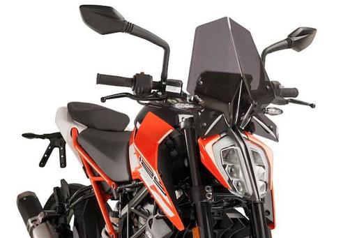 PUIG New Generation Sport Screen KTM Duke 390 2017-23 - Motorcycle Performance Store 