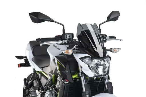 Puig Naked New Generation Sport Screen Kawasaki Z650 - 2017-19 - Motorcycle Performance Store 