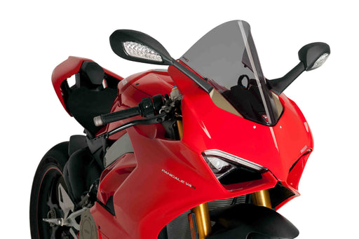 Puig R Racer Screen Ducati Panigale V4 / V4S 2018-19 - Motorcycle Performance Store 