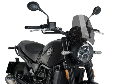 PUIG New Generation Sport Screen - Benelli Leoncino 500 / Trail 2016-23 - Motorcycle Performance Store 