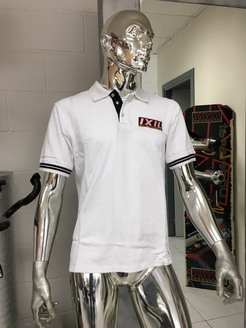 IXIL White Polo Shirt - Motorcycle Performance Store 