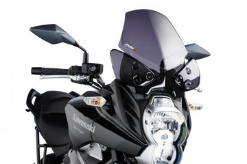 Puig Clear Touring Shown on a Kawasaki Versys 650