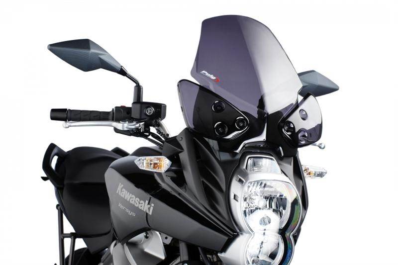 Puig Clear Touring Shown on a Kawasaki Versys 650