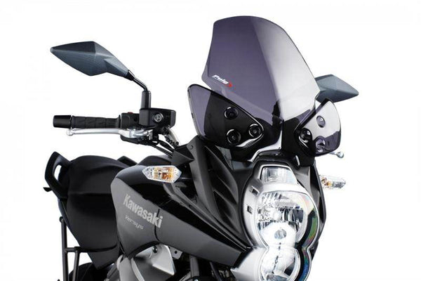 Puig Clear Touring Shown on a Kawasaki Versys 650