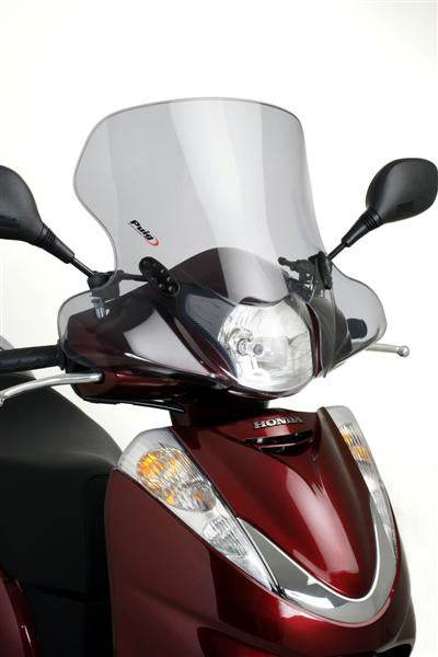 Puig city touring screen for Honda SH300i 2007–2014 light smoke scooter windscreen