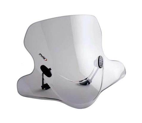 PUIG City Touring Screen Smoke Aprilia SportCity 125 2004-08 - Motorcycle Performance Store