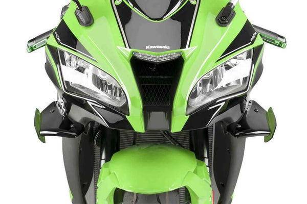 PUIG Downforce Side Spoilers Kawasaki ZX-10R 2011-20 - Motorcycle Performance Store