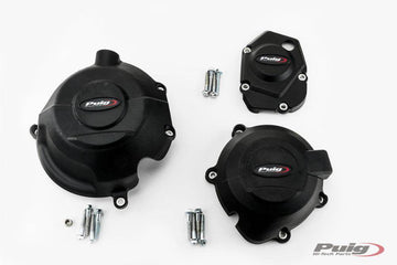PUIG Engine Protective Covers - Kawasaki Z900 2017-24 - Motorcycle Performance Store
