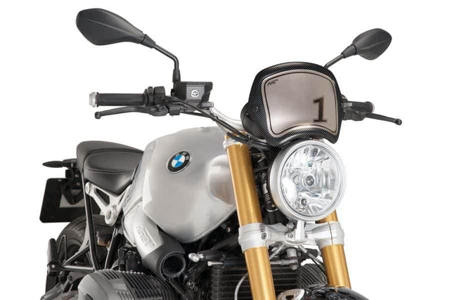 PUIG Frontal Plate - BMW R NINE T SCRAMBLER 2016-20 - Motorcycle Performance Store