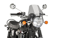 Puig naked light smoke universal screen for round headlight motorcycles 