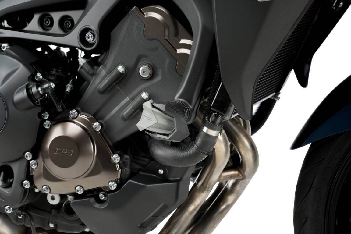 PUIG R19 Crash Bungs - Yamaha MT-09 2013-16 - Motorcycle Performance Store