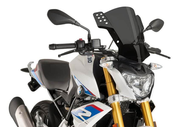 PUIG RAFALE Universal Screen BMW G310R 2016-20 - Motorcycle Performance Store