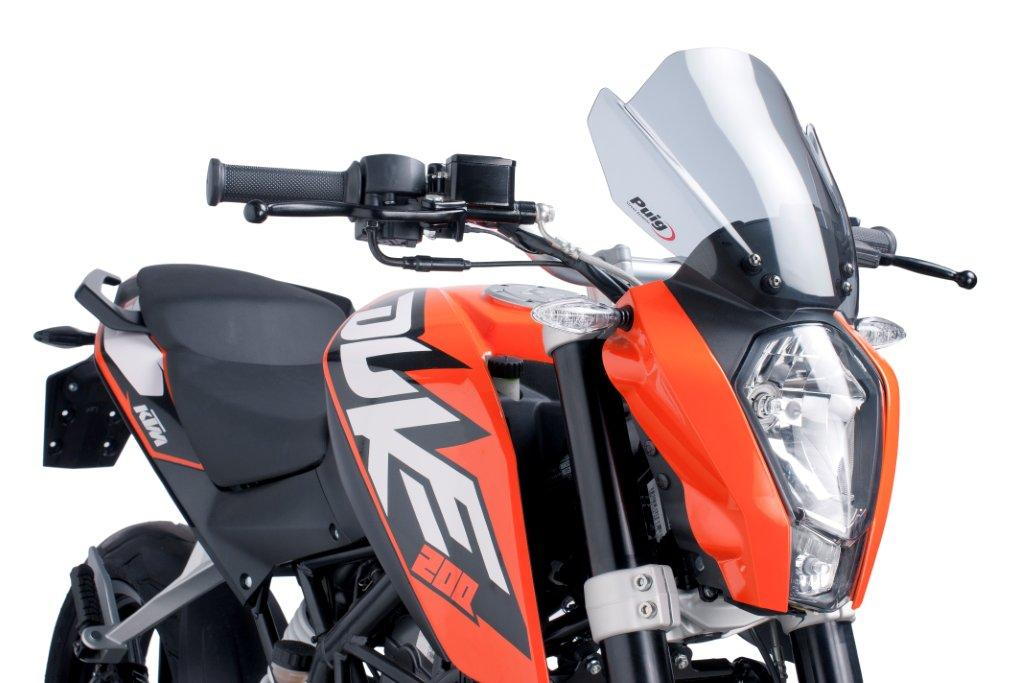 PUIG Racing Screen KTM Duke 390 2013-16 - Motorcycle Performance Store 