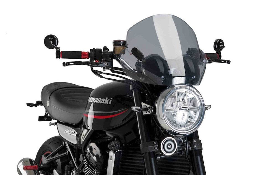 PUIG Trend Universal Screen - Kawasaki Z900 RS 2018-24 - Motorcycle Performance Store