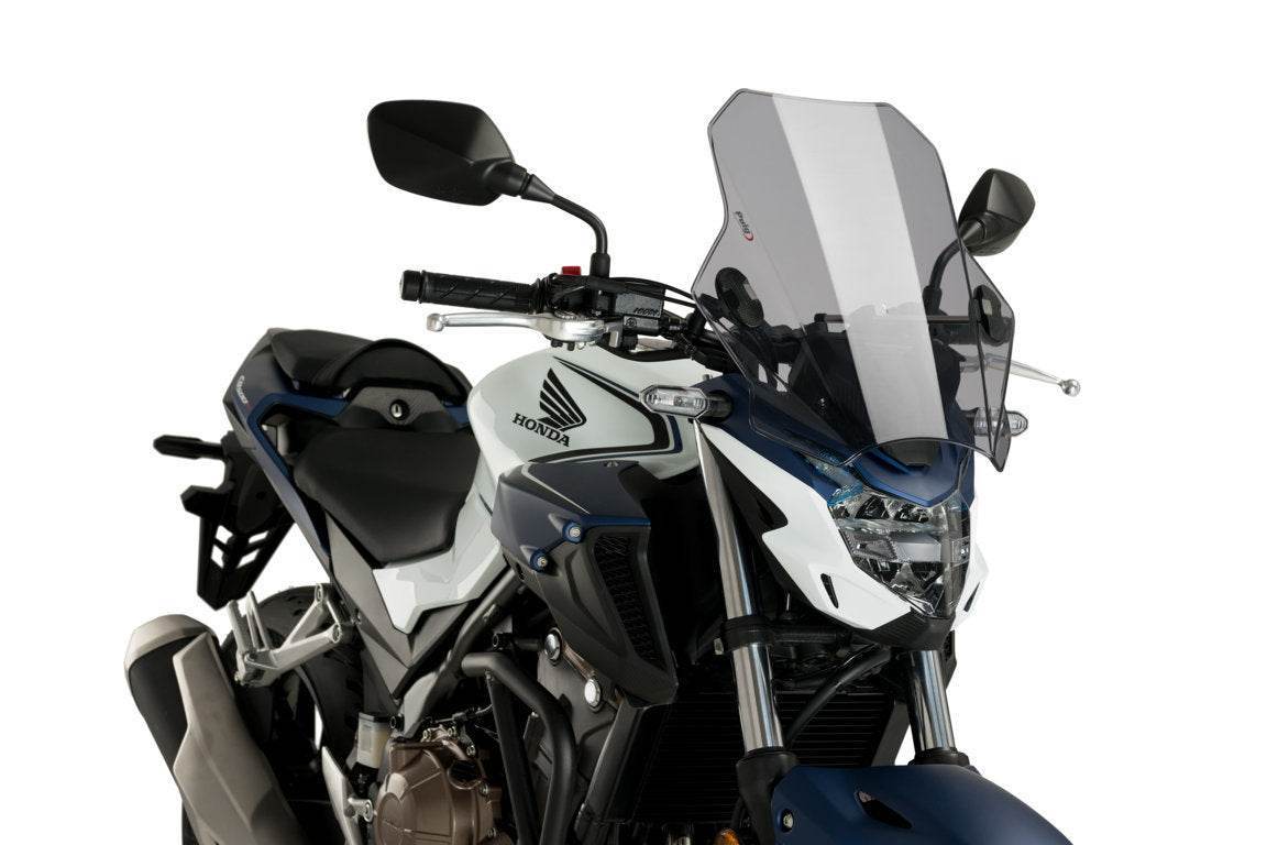 PUIG Windshield Bat Universal Screen Honda CB650F 2014-17 - Motorcycle Performance Store