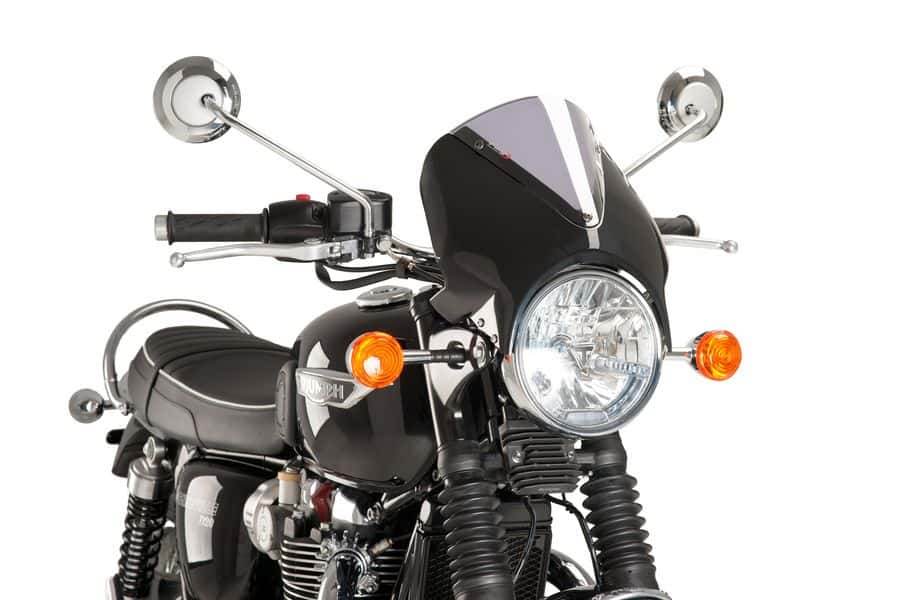 PUIG Windshield Vision Screen - Triumph Bonneville T120 2016-19 - Motorcycle Performance Store