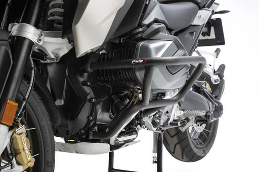 PUIG Lower Engine Guards installed on a BMW R1250GS.