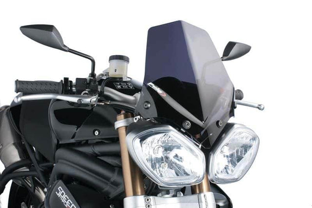 PUIG New Generation Sports Screen - Triumph Street Triple 675 / R 2013-16 - Motorcycle Performance Store