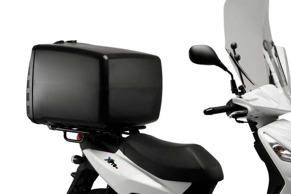 Puig 100L Mega Top Box with Rear Opening Lid and Lock - Motorcycle Performance Store