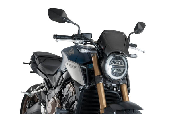 Puig Aluminium Frontal Plate - Honda CB650R 2019-23 - Motorcycle Performance Store