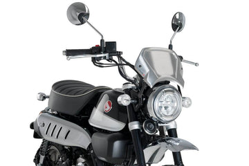 Puig Aluminium Frontal Plate - Honda Monkey Bike 125 2019-22 - Motorcycle Performance Store
