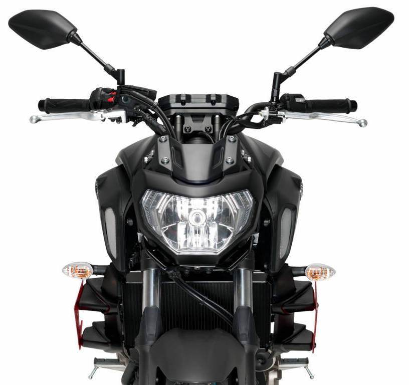 Puig Downforce Naked Spoilers Yamaha MT-07 2018-20 - Motorcycle Performance Store