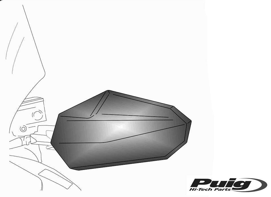 Puig Maxiscooter Hand Guards - Kawasaki J300 2014-21 - Motorcycle Performance Store