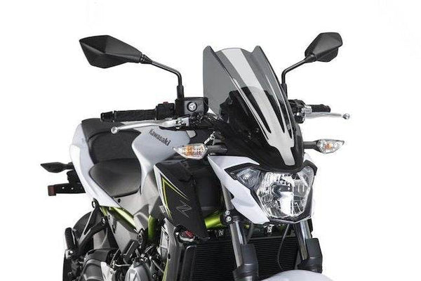 Puig Naked New Generation Touring Screen Kawasaki Z650 - 2017-19 - Motorcycle Performance Store