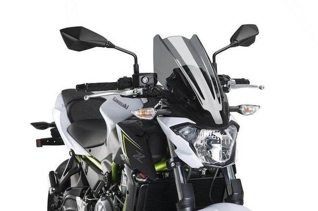 Puig Naked New Generation Touring Screen Kawasaki Z650 - 2017-19 - Motorcycle Performance Store