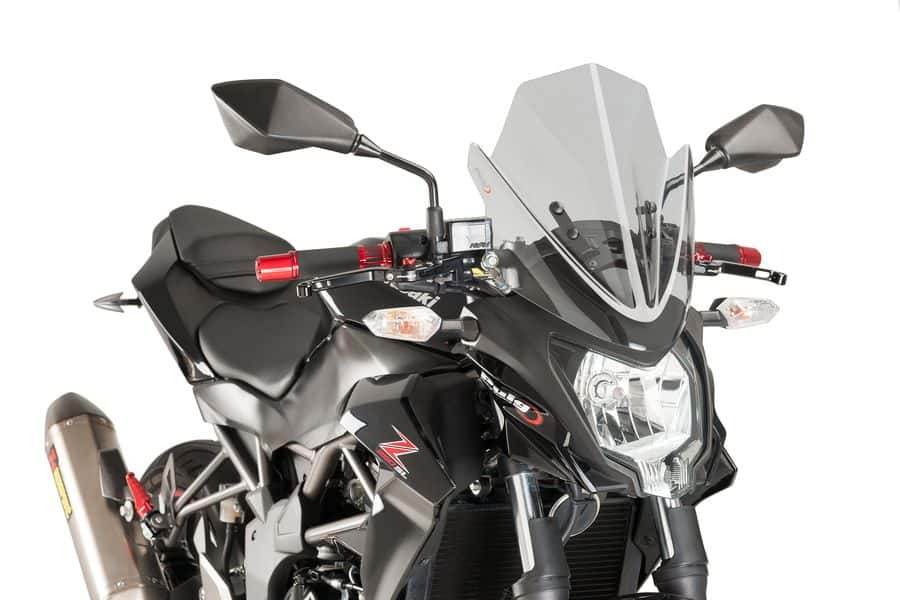 Puig Naked Sports Screen Kawasaki Z250SL 2015-16 - Motorcycle Performance Store