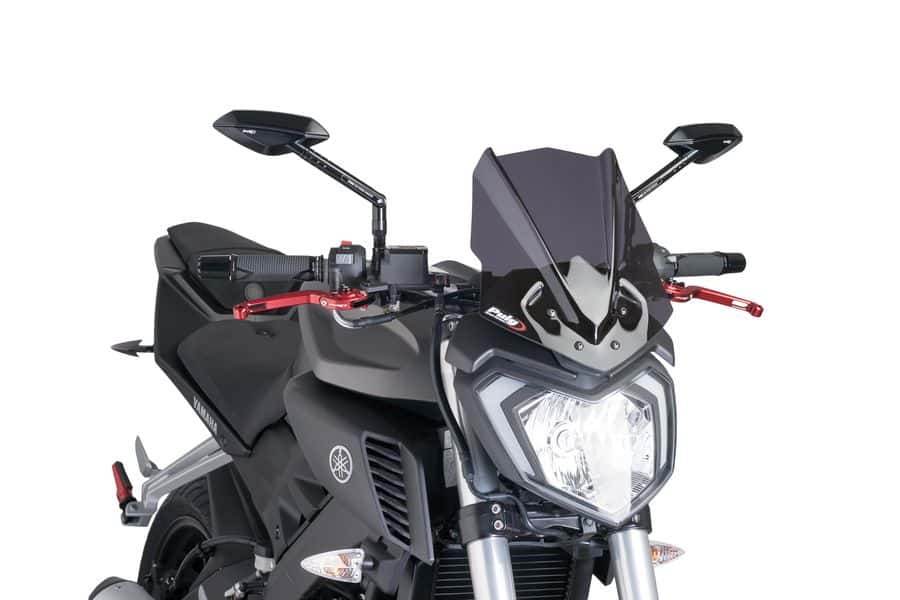 Puig New Generation Sport Screen - YAMAHA MT-125 2015-19 - Motorcycle Performance Store