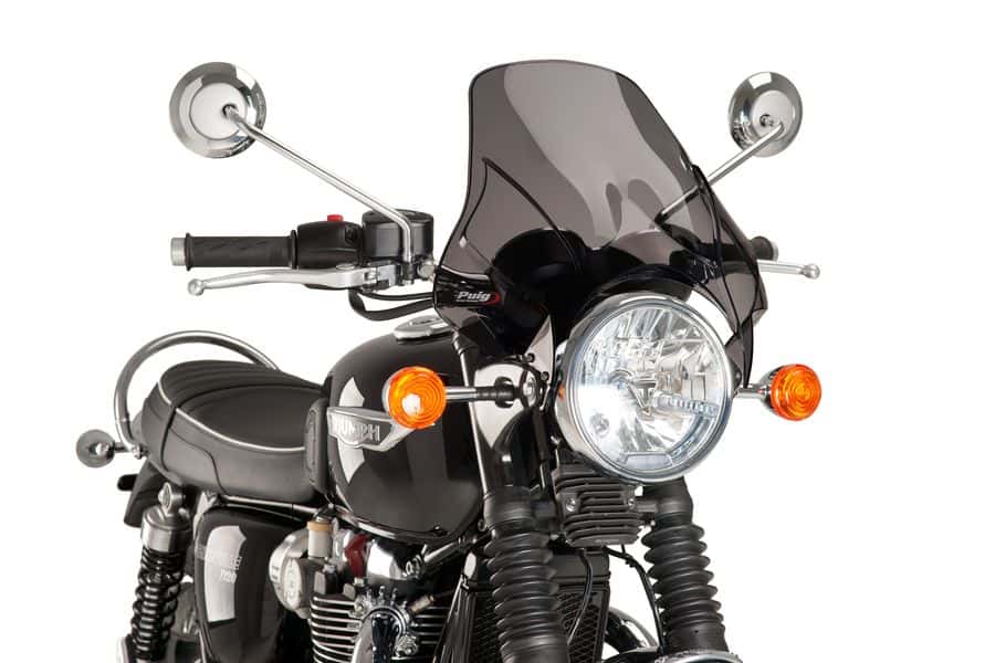 Puig Plus Screen - Triumph Bonneville T120 2016-24 - Motorcycle Performance Store 