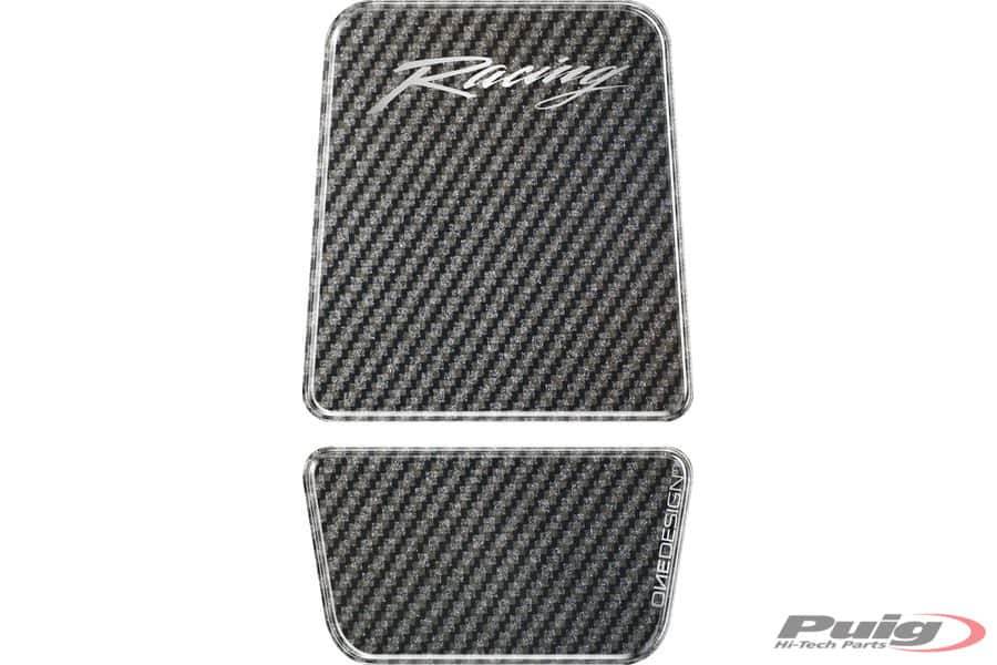 Puig Tank Pad - Carbon Look Mini - Tank Pads