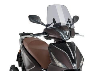 Puig Trafic Windscreen Kymco People S 125 2018-22 - Motorcycle Performance Store