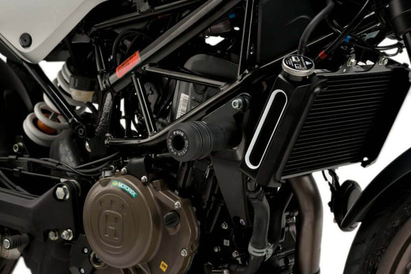 Puig Vintage Frame Sliders - Husqvarna Svartpilen 125 2021-24 - Motorcycle Performance Store