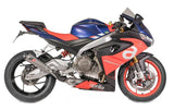 QD Titanium Tri Cone Full System - Aprilia Tuono 660 2020-24 - Motorcycle Performance Store