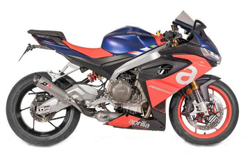 QD Titanium Tri Cone Full System - Aprilia Tuono 660 2020-24 - Motorcycle Performance Store