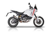 QD Tri Cone Titanium Silencer Ducati Desert-X 2022-25