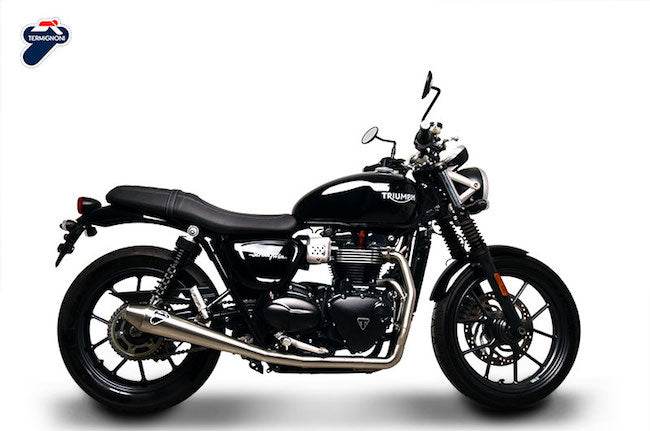 Termignoni 2 1 Full Exhaust System Triumph Street Twin 2016-20