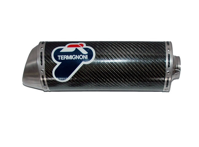 Termignoni Carbon Race Silencer - Suzuki GSXR600 2006-07 - Motorcycle Performance Store 