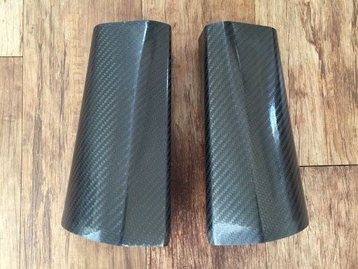 Termignoni - Panigale Tri-Oval Carbon Sleeves - Motorcycle Performance Exhausts