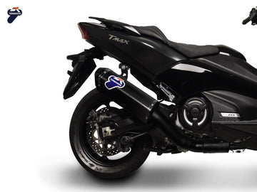 Termignoni Black Edition Exhaust System Yamaha T-Max 530 2017-20 - Motorcycle Performance Store