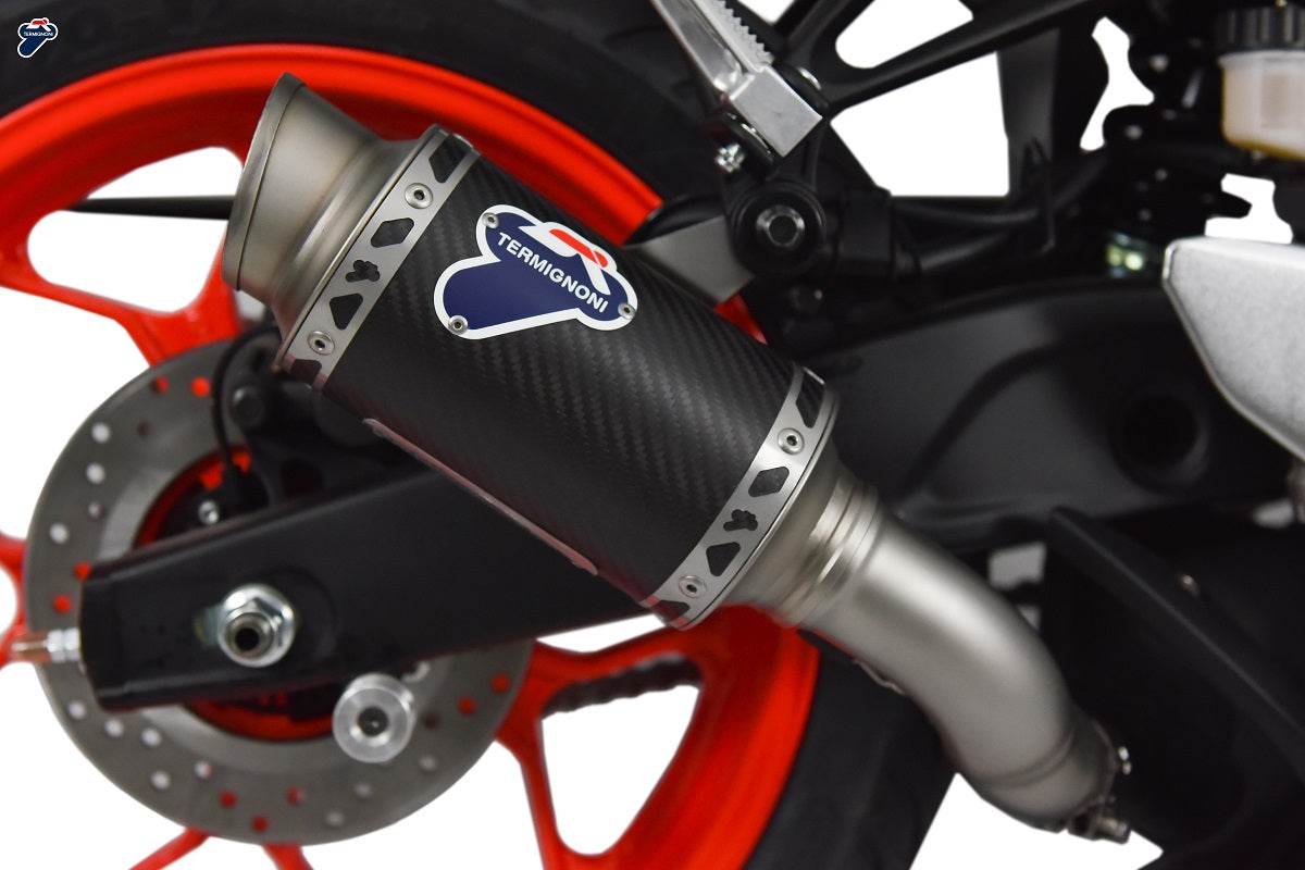Termignoni Carbon GP Classic Silencer YAMAHA MT-03 2015-20 - Motorcycle Performance Store