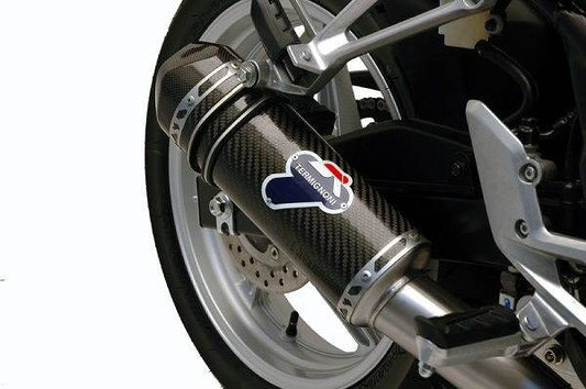 Termignoni Carbon Silencer Carbon End Cap HONDA CBR250R 2011-14 - Motorcycle Performance Store