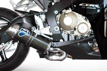 Termignoni Oval Carbon Silencer - HONDA CBR1000RR 2008-13 - Motorcycle Performance Store